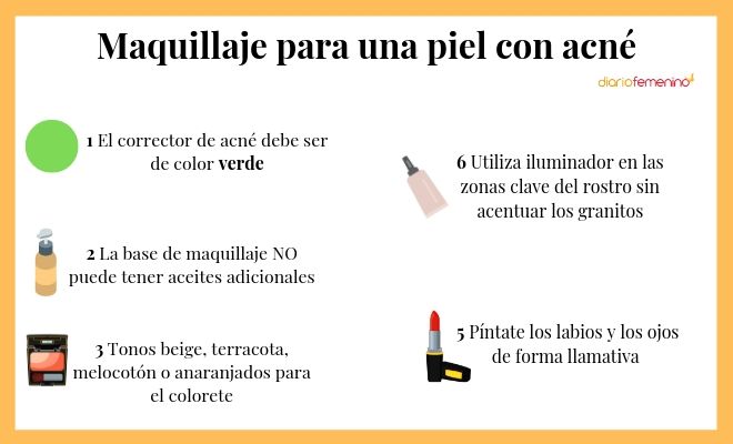 Pasos que debes seguir para maquillar una piel con acné